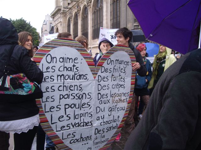 Manif veggie pride