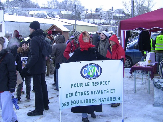 La CVN présente à Courtine